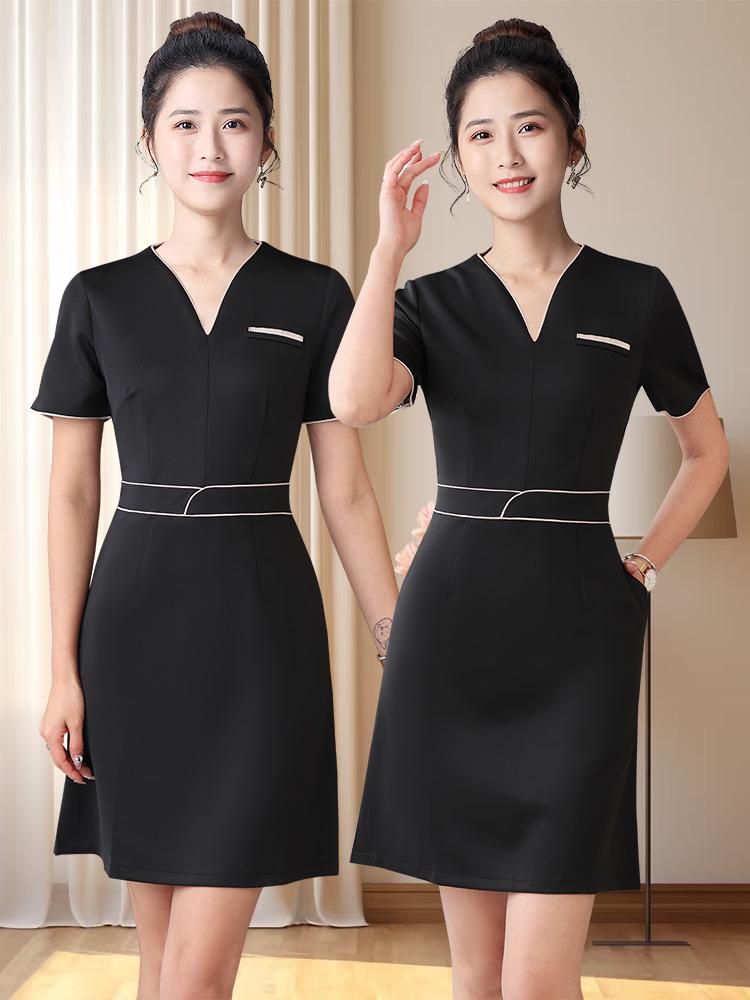 Women's Summer Professional Beautician Attire for Salon & Medical Aesthetics