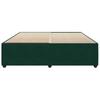 Bed Frame without Mattress Dark Green 200x200 cm Velvet