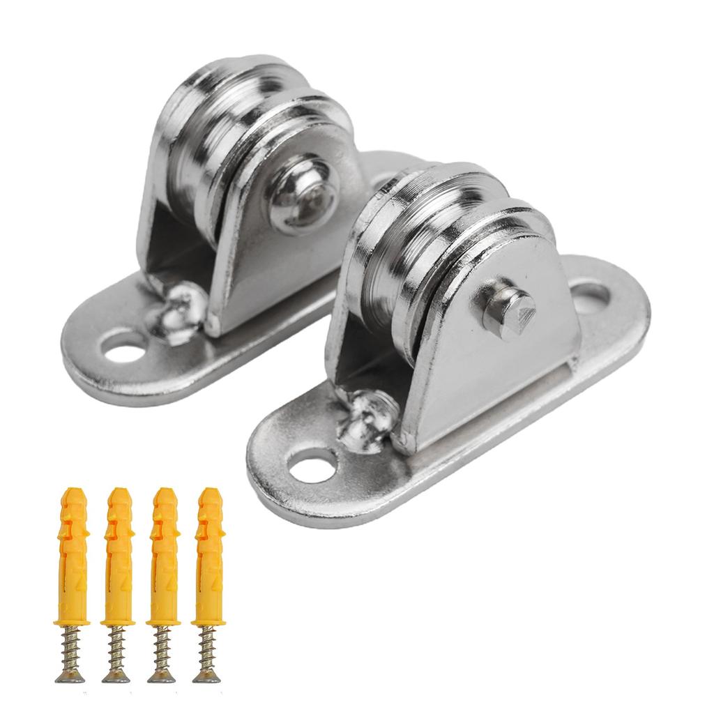 Gym-Sliding Gate Stainless Steel Groove Pulley Wheels Blocks Rollers With Screws