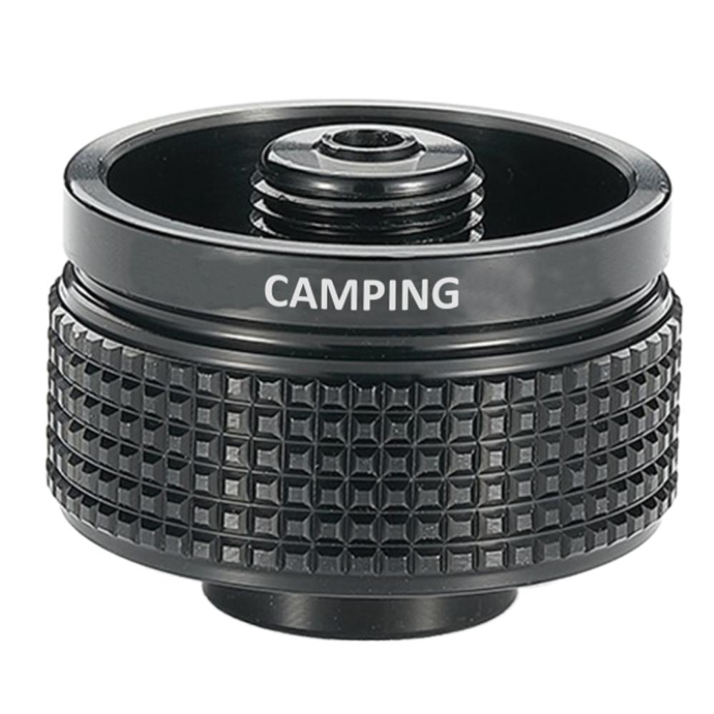 Aluminum Alloy Camping Gas Tank Connector Camping Stove Adapter Gas Tank Stove Extend Adapter for Outdoor Backpack Hiking