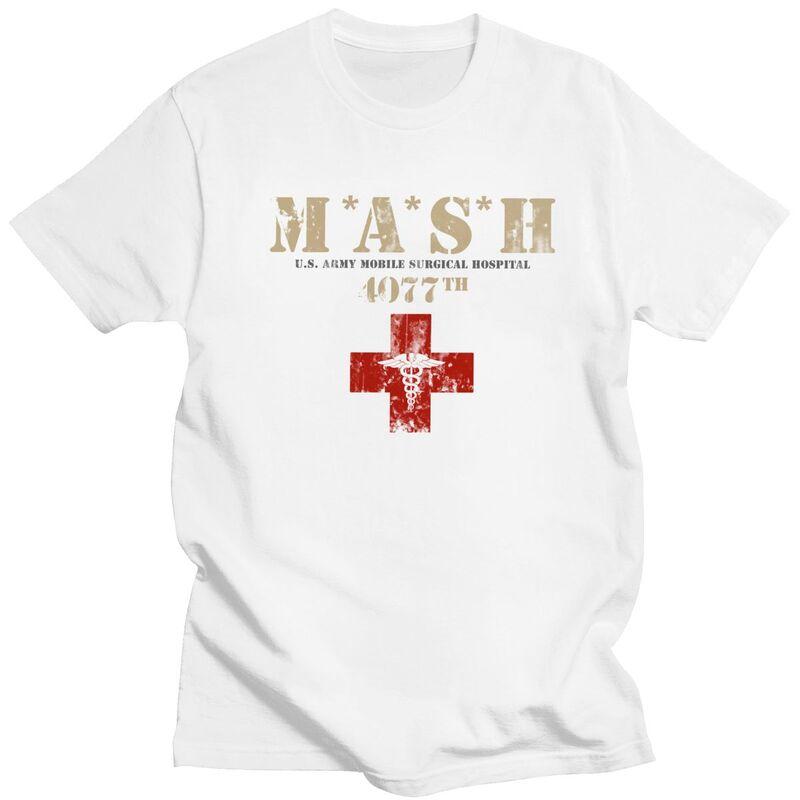 Custom Mash Distressed Logo T Shirts for Men 100 Cotton Tee Tops Tshirts Short Sleeve Tshirt Clothing