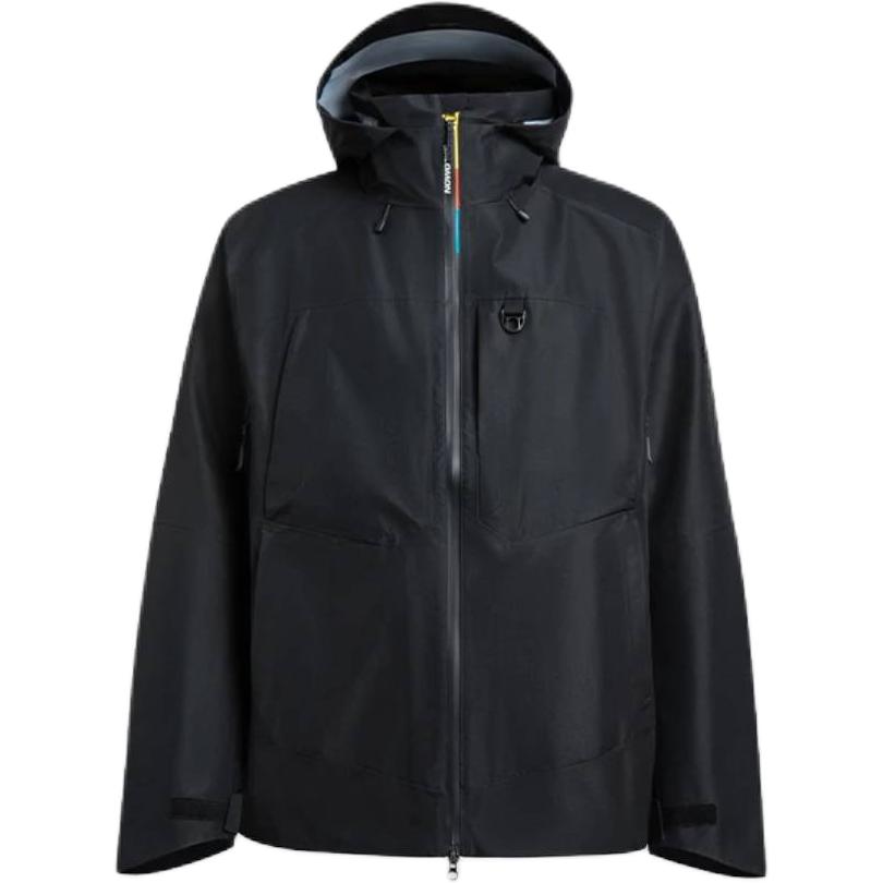 

Salomon Outlife Race Flag Outdoor Waterproof Hooded Zip-Up Long Sleeve Jacket Men Jackets Deep-Black LC2541600 L