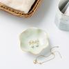 Lotus Leaf Ceramic Jewelry Tray - Decorative Home Ornament.
