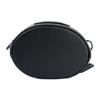 New COACH Barrel Cow Leather Patchwork With Artificial Leather Shoulder Bag Crossbody Bag Small Size Men's Black C9843-QBO4G