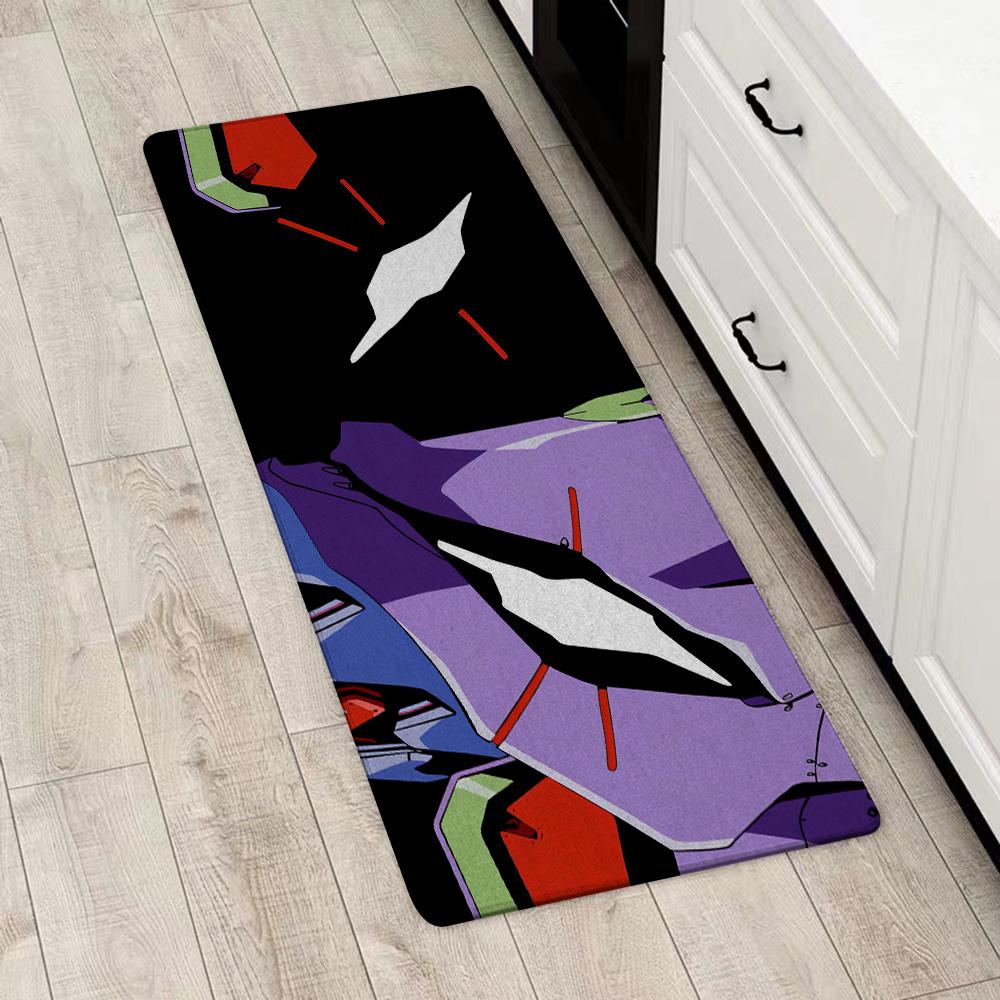 Entrance Front Door Doormat Game Evangelions Non-slip Kitchen Rug Living Room Rugs Balcony Bathroom Foot Mat Floor Mats Carpet