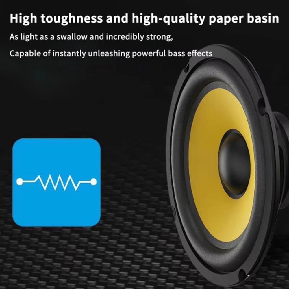 5/6/8/10 Inch Car Bass Speaker HiFi Music Full Range Frequency Coaxial Subwoofer Car Subwoofer DIY High-volume Audio Speakers