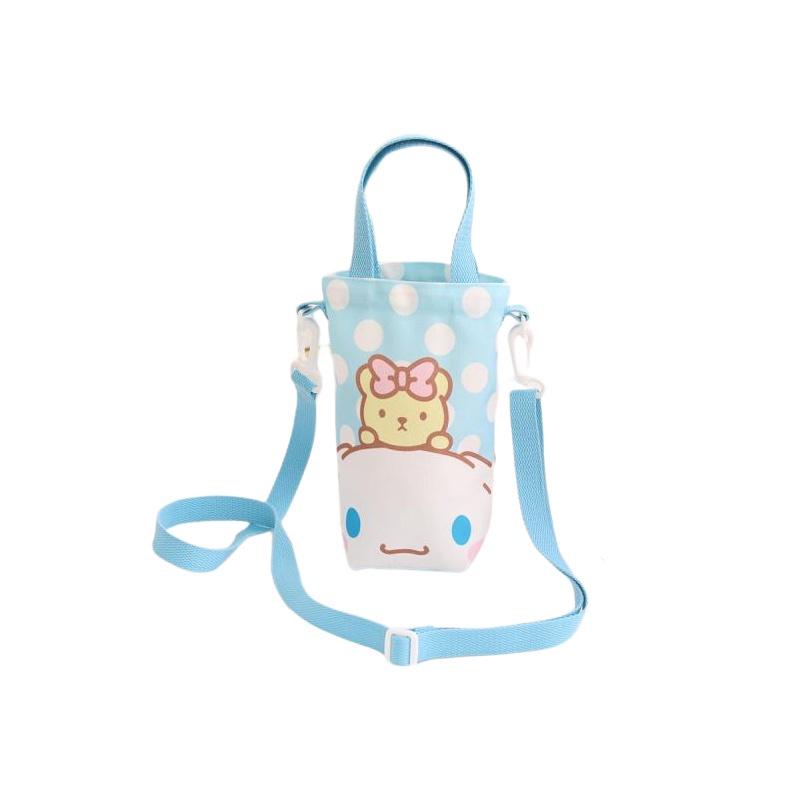 Cute Cartoon Girl Heart Water Cup Sleeve With Carry Bag For Kids