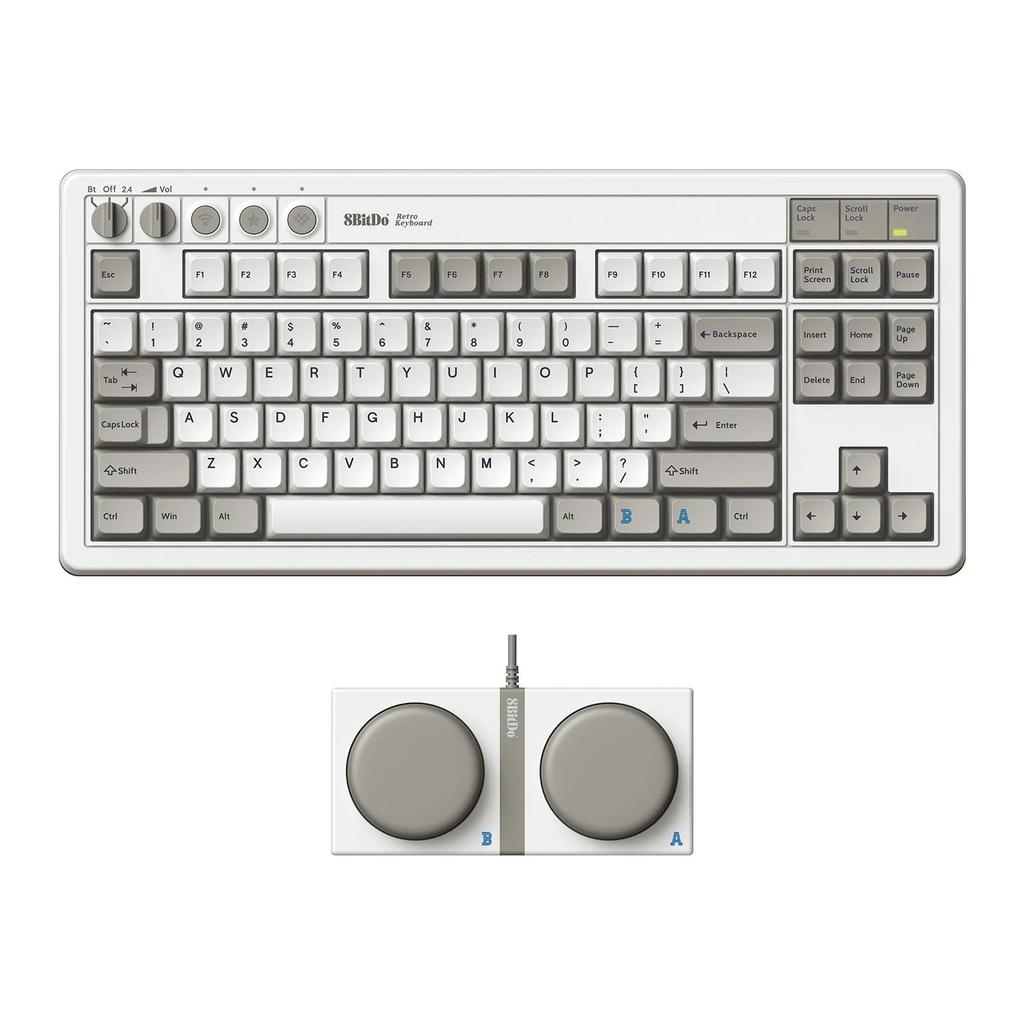 8BitDo Retro Mechanical Keyboard Bluetooth 2.4G