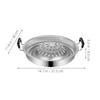 Reusable Household Bbq Grill Pan Lightweight Safe Material Easy Clean Surface for Outdoor Cooking Grilling Pan with Handle