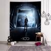 The 100 Tv Series Anime Hanging Bohemian Tapestry Home Decoration Hippie Bohemian Decoration Divination Wall Hanging Home Decor