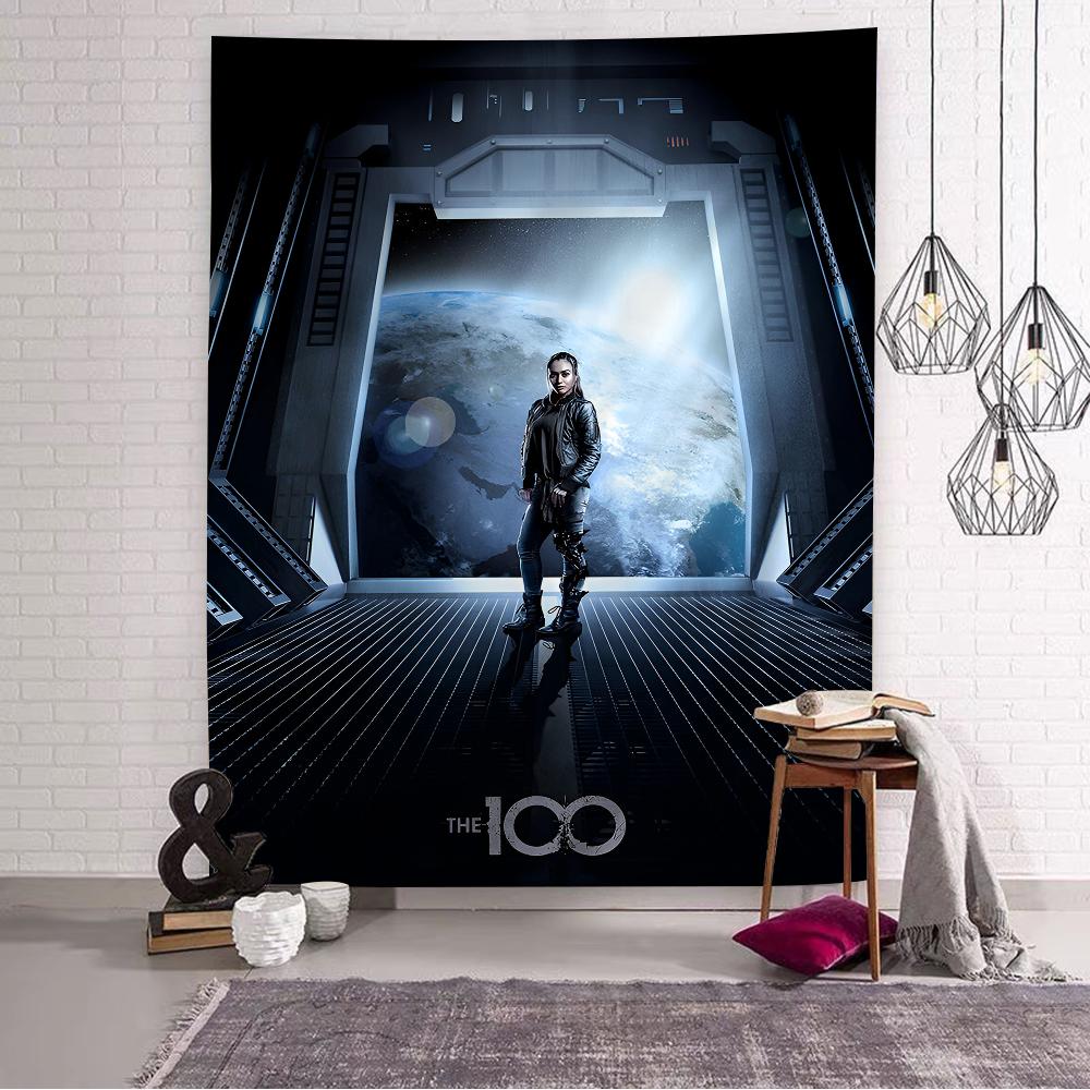 The 100 Tv Series Anime Hanging Bohemian Tapestry Home Decoration Hippie Bohemian Decoration Divination Wall Hanging Home Decor