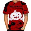 3D Print Halloween Pumpkin Head T-Shirt For Men Personality Pattern Tees Casual Harajuku Loose O-Neck Short Sleeve T Shirts Tops
