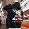 PUNISHTAIAL Letter Print Street Clothes Mens Y2K Hoodies Oversized Sweatshirts Hip Hop Casual Pullover Hoody Autumn Tracksuit