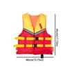 Portable Marine Safety Vest with Whistle Buoyancy Vest Flood Control Boating Vest  Fishing