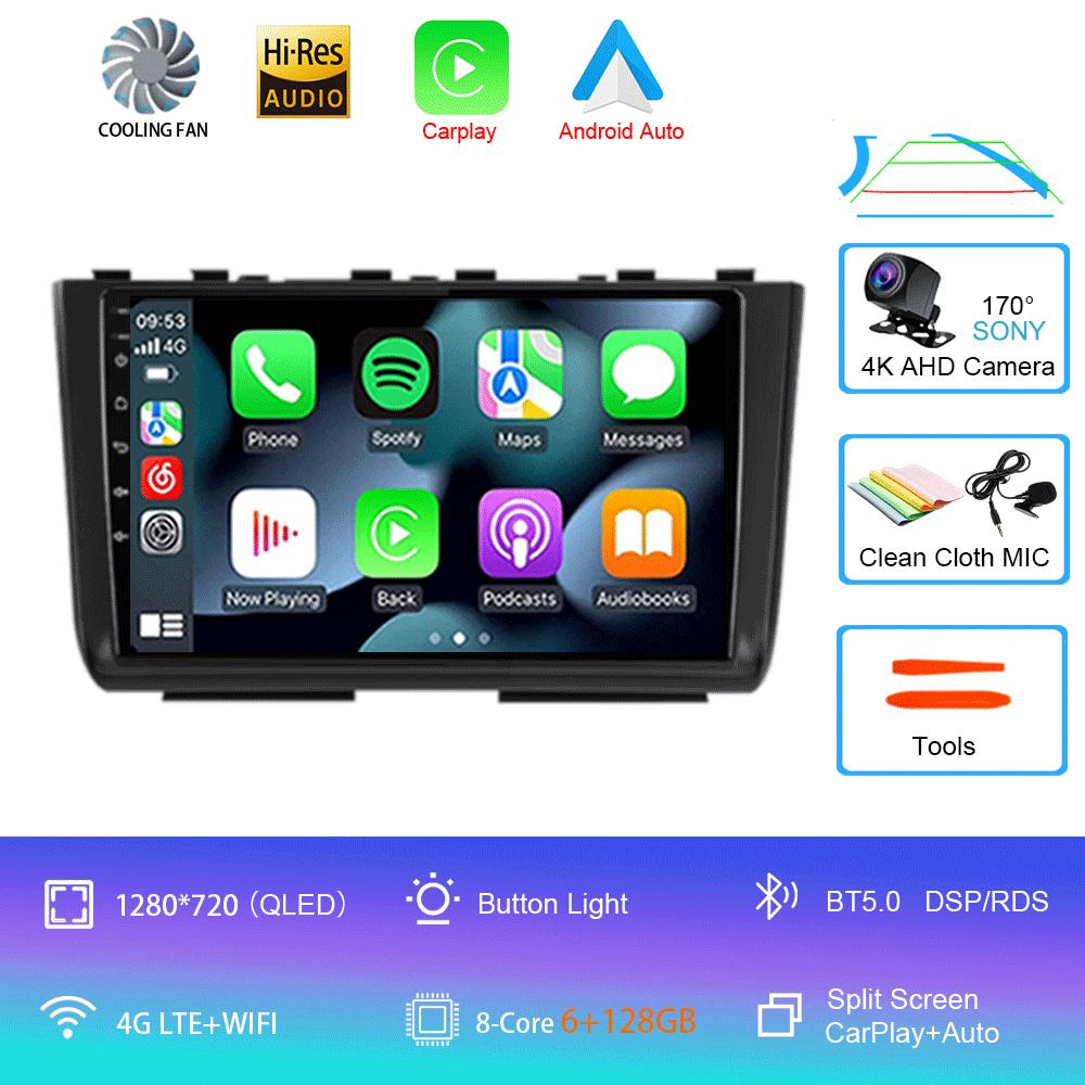 Car Radio Android 14 Carplay For Hyundai Creta 2 IX25 2020 2021 Multimedia Video Player Navigation GPS Stereo Head Unit No 2din