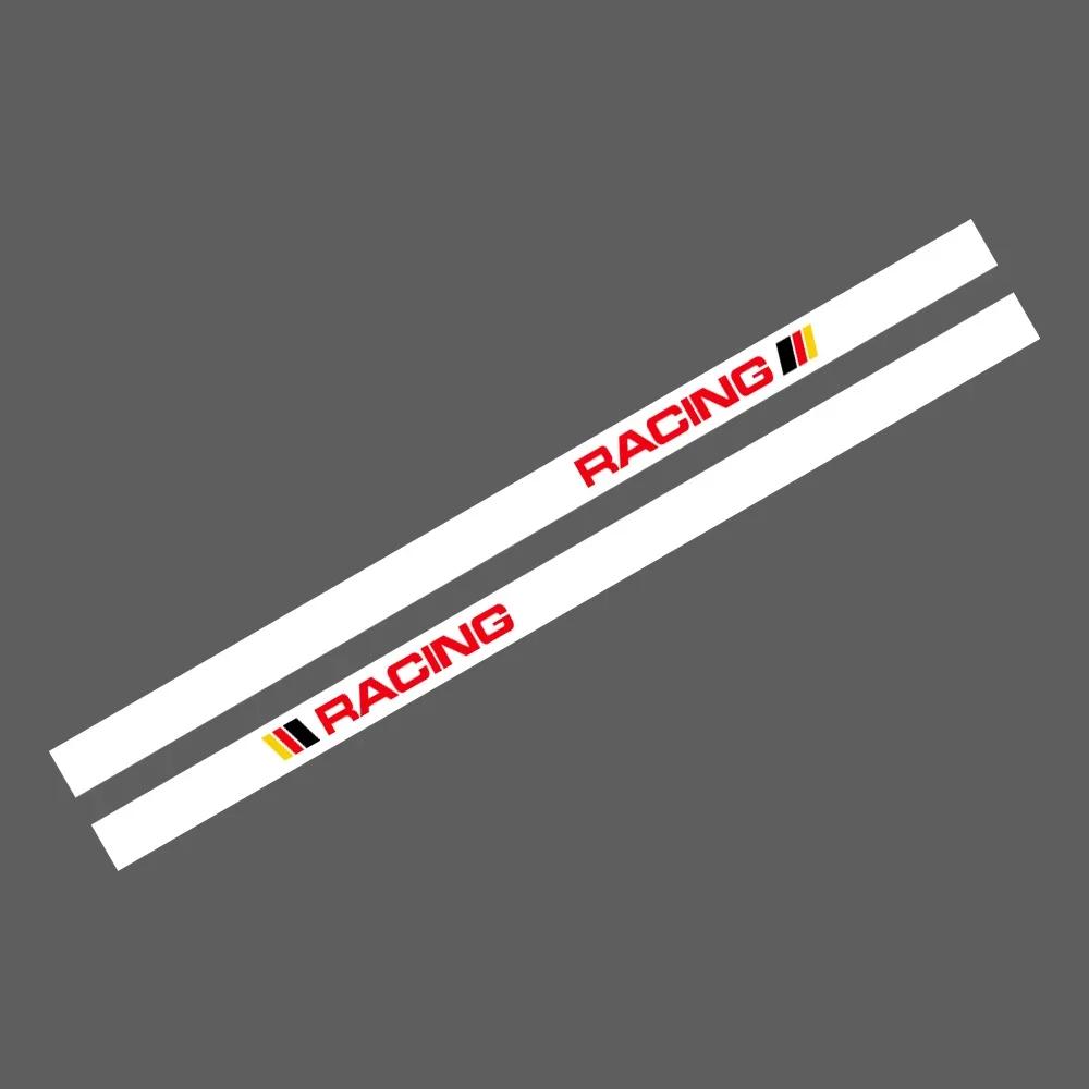 

2PCS Car Door Side Stickers For Tesla Model S PVC Decals Waterproof Vinyl Film Decoration Auto Exterior Styling Accessories белый