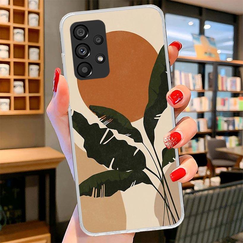 Abstract Women Face Line Phone Case For Samsung Galaxy A17 A37 A57 A16 A26 A36 A56 A15 A25 A35 A55 A14 A24 A34 A54 A13 A23 A33 A