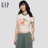 GAP Women's Logo Print Short Sleeve T-Shirt