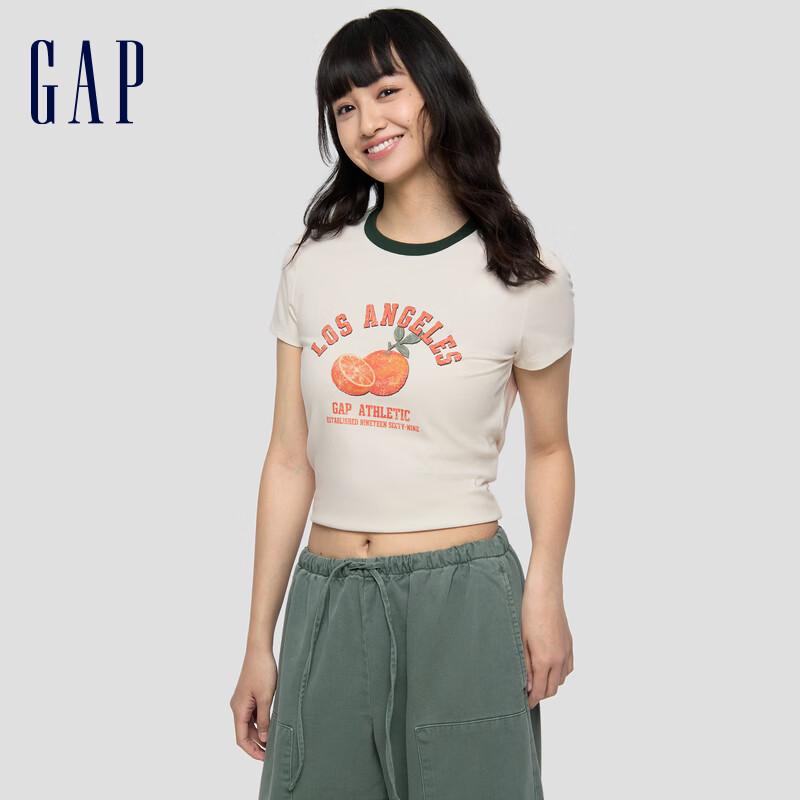 

Женская футболка GAP с принтом логотипа, короткий рукав 170/92A
