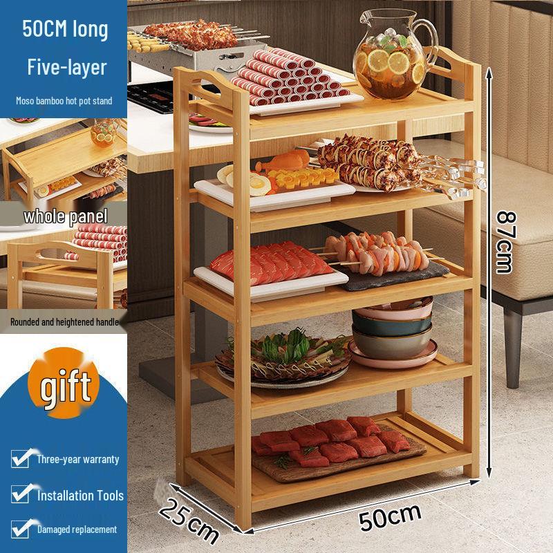 Mehrschichtiges Massivholz Gemüsegestell für Küche & Restaurant