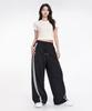 OCELOT C59 Curved Side Double-Striped Wide Sweatpants_Black