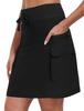 YIRUIYA Golf UV Tennis Skirt with Pockets and Inner Solid Available In a Wide Range of Perfect for and Sports Women's Skirt, Moisture-Wicking,