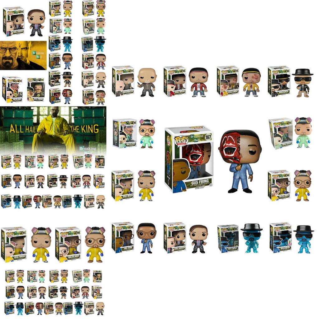Funko Pop Breaking Bad Collectible Figure Saul White Model Toy 10cm Height