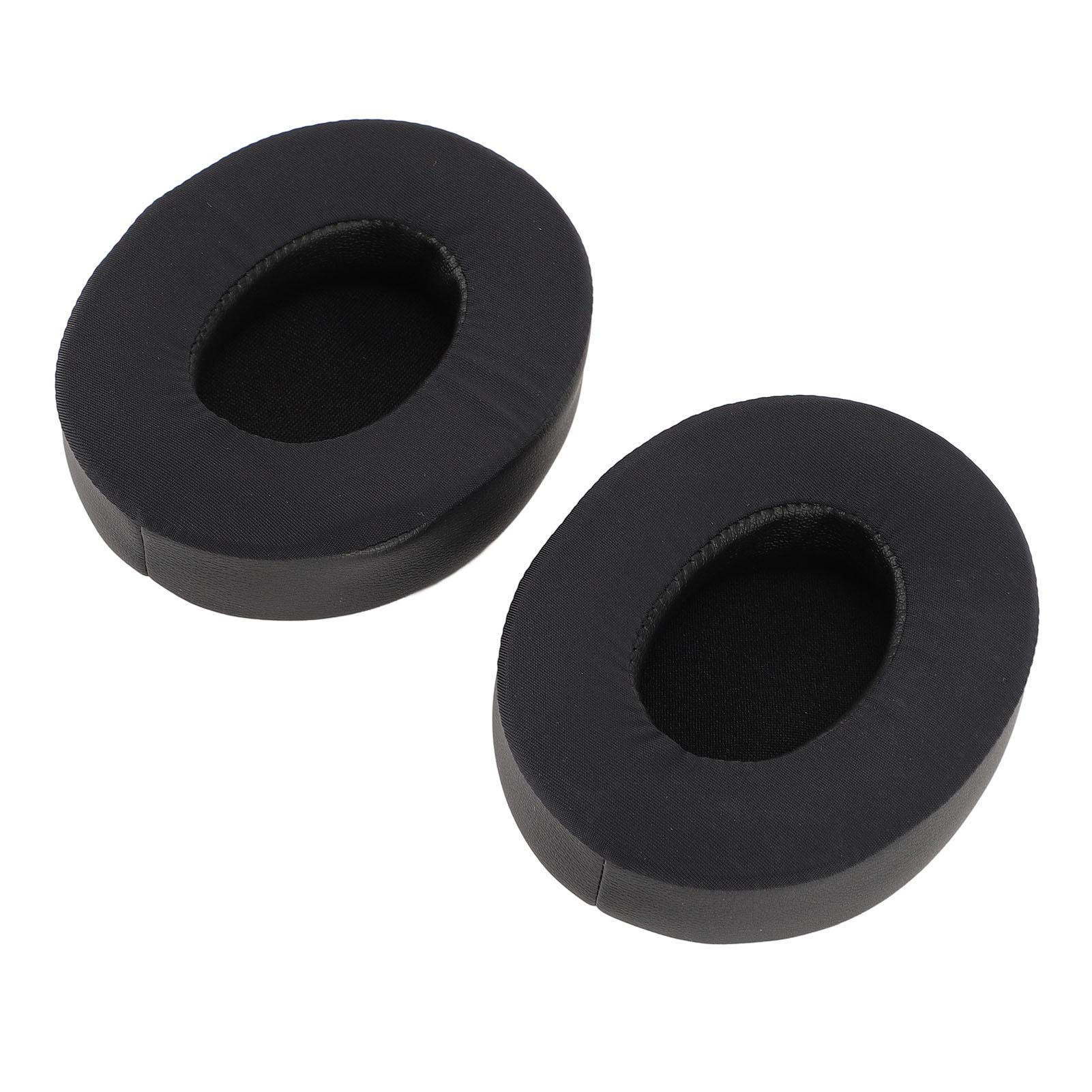 

1 пара охлаждающих гелевых амбушюр для наушников, амбушюры-подушки на замену, из ПУ кожи, с эффектом памяти, высокие