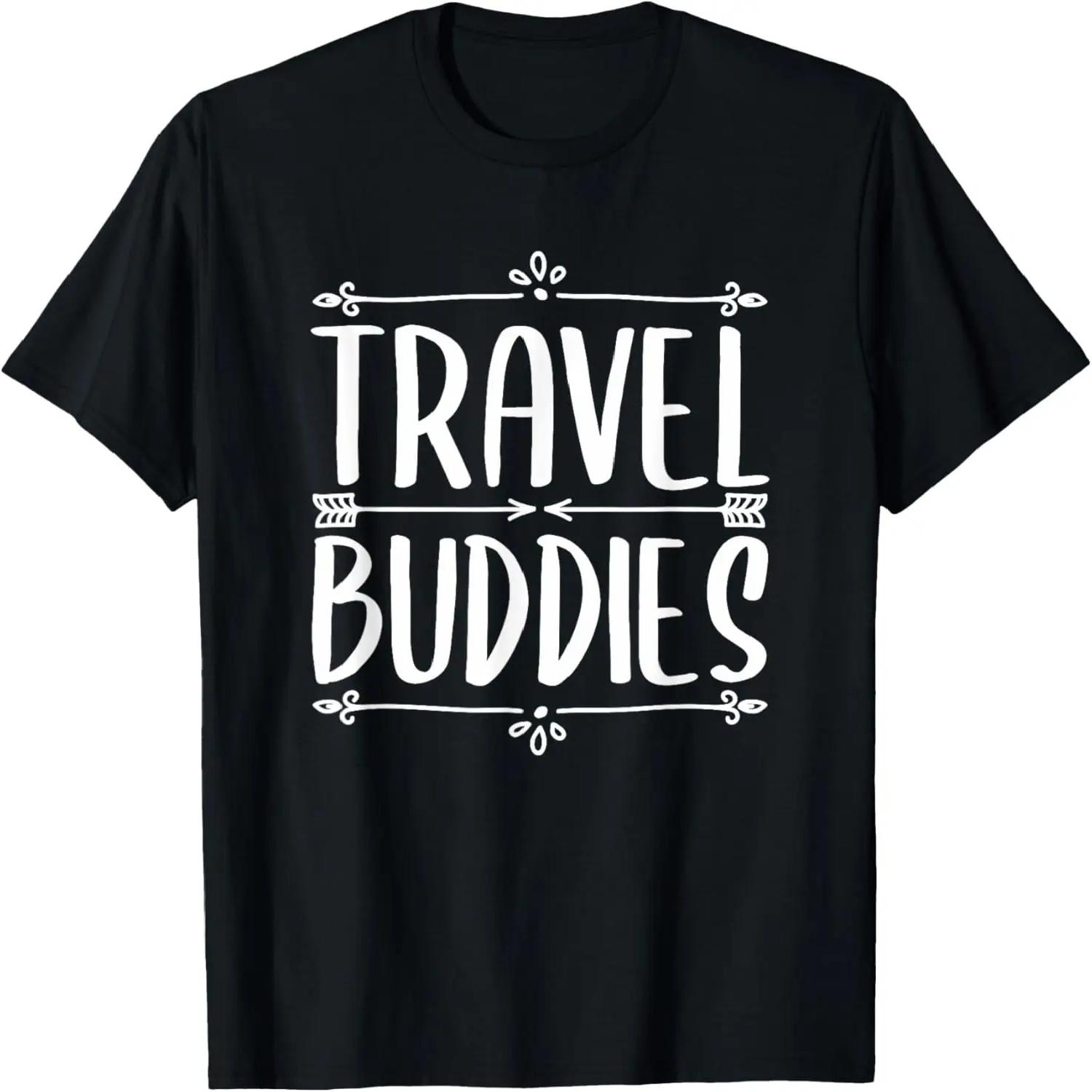 Travel Buddies Matching Couple Traveler Adventure T-Shirt S