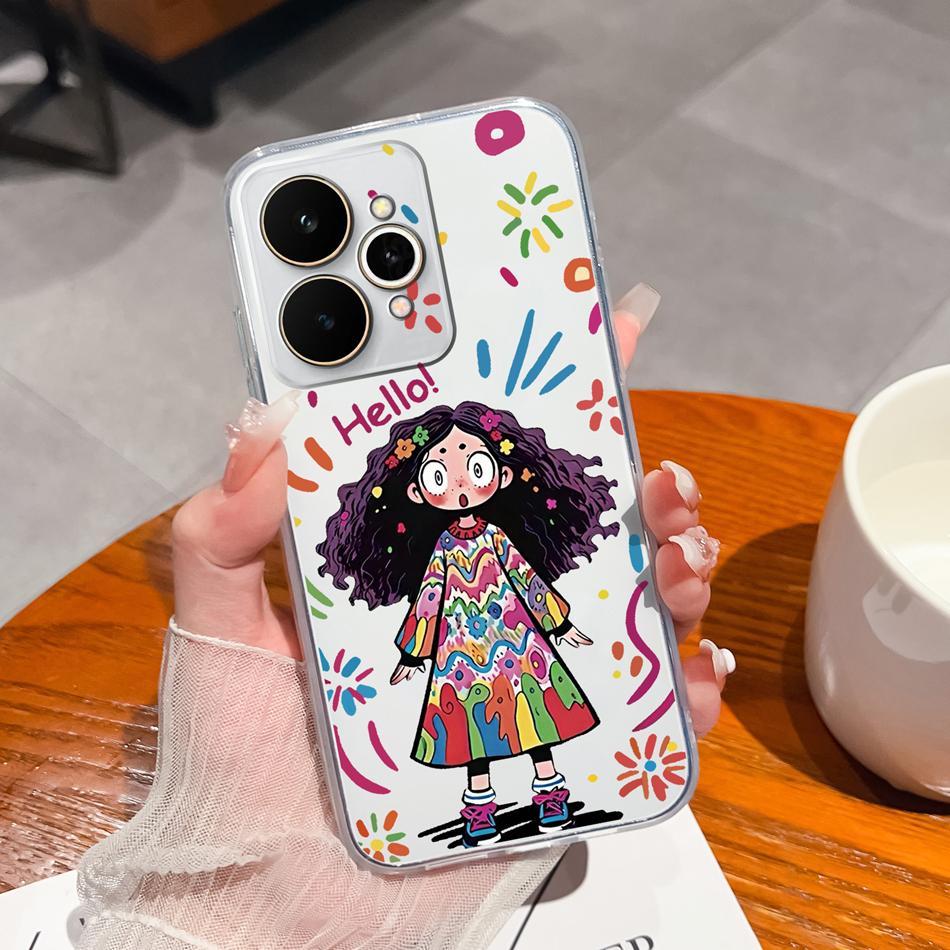 For Realme 15 Pro 5G Case Colorful Patterns Transparent TPU Silicone Back Cover For Realme15 15Pro Lightweight Phone Bumper
