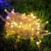 UOSU Wasserdichte Weiße LED-Lichterkette für den Außenbereich