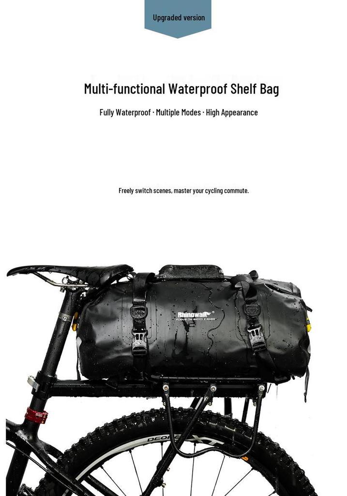 Rhinowalk 20L Waterproof Bicycle Rack Pannier & Gym Travel Bag