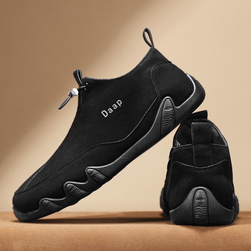 

Высококачественная кожаная мужская повседневная обувь, легкие мужские мокасины ручной работы, дышащая удобная обувь для ходьбы, обувь для вождения без застежек 39