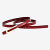 Women's Retro Gold Thin Genuine Leather Waist Cincher Belt