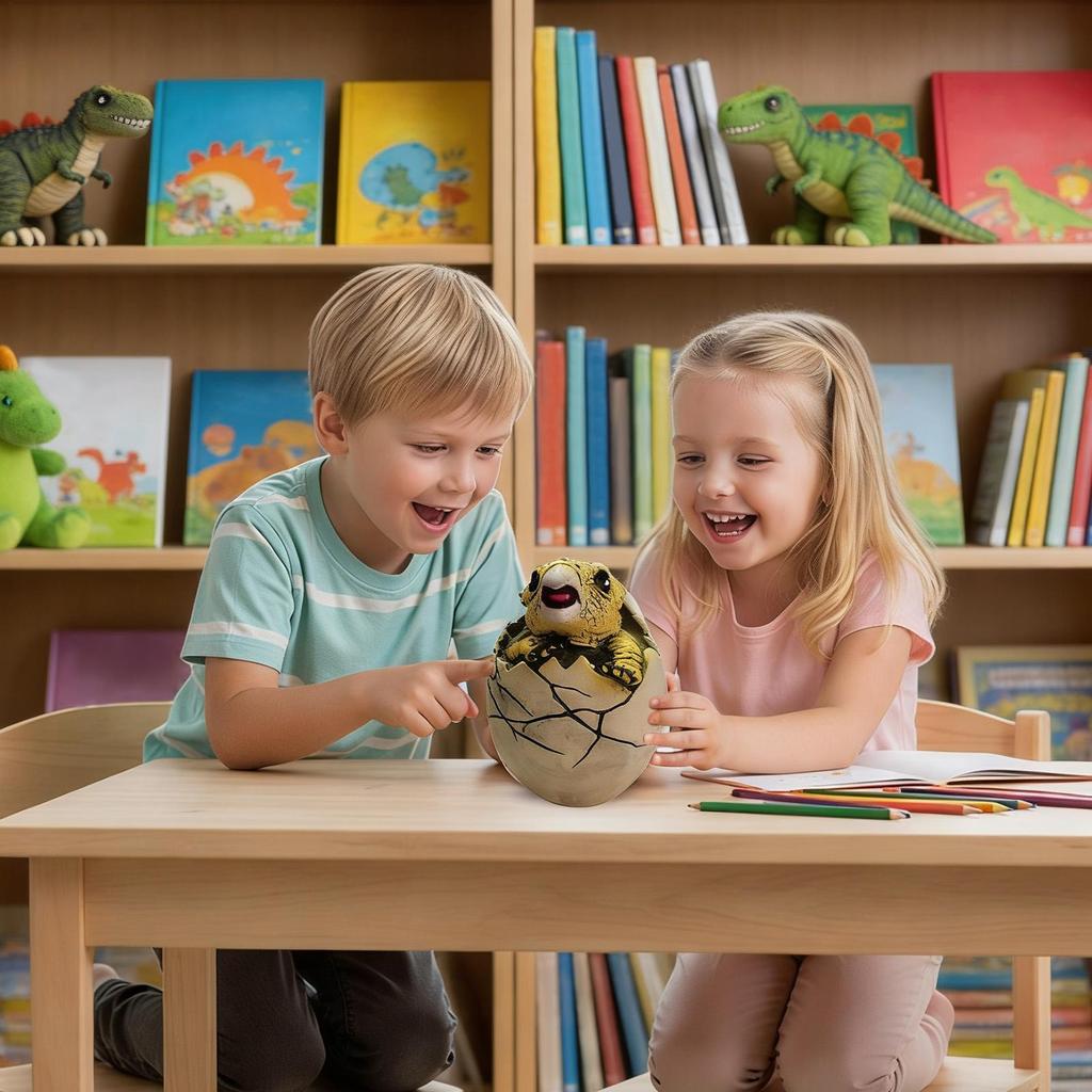 Dinosaur Egg Handcrafted Decoration Stuffers Hatching Dinosaur Eggs For Adults Kids Girls Home Easter Party Indoor Birthday Desk