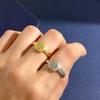 High Quality Light Luxury Love Heart Ring, Cold Wind Niche Design Sense Simple Fashion Ins Tide Couple Index Finger Ring