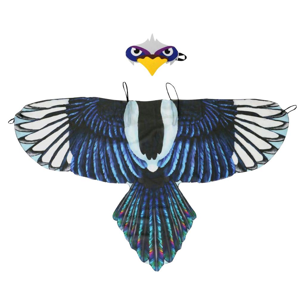 Cape Soft And Flexible Headwear Cosplay Costume Party And Dress Up COSplay Decorated Bird Cape