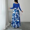 Frühjahrskollektion 2026: Damen Elegantes Lässiges Maxikleid mit Print im Europäischen & Amerikanischen Stil