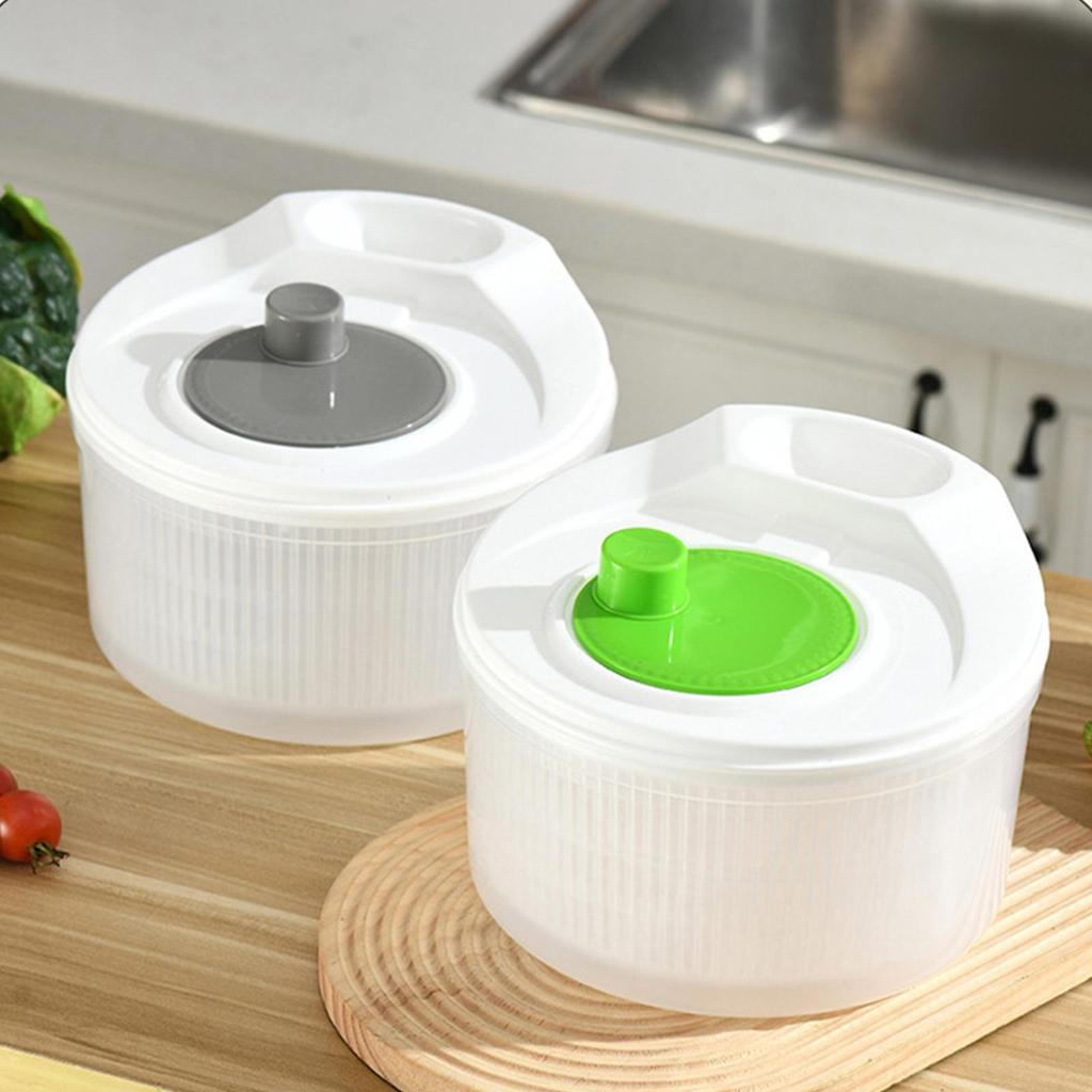 Multi-functional Vegetable Washing Drain Basket Fruit Strainer Manual Dryer Double-Layer Kitchen Colander For Pasta Salad Berry