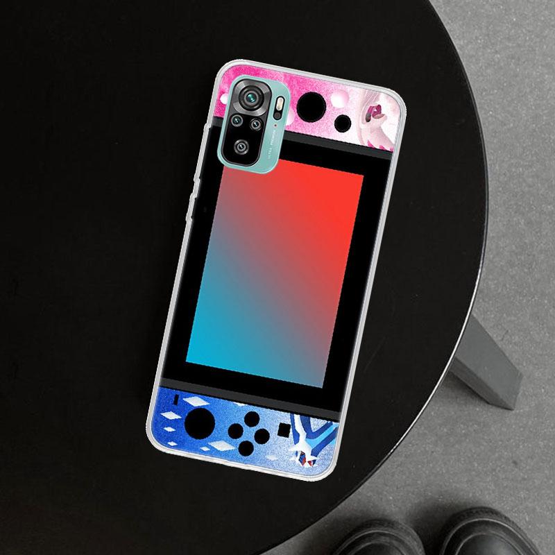 

Чехол для телефона с игровыми контроллерами Switch для Xiaomi Redmi Note 15 14 13 12 11 Pro Plus 14S 12S 11S 11T 11E 10S 10 Индивидуальный Забавный Redmi Note 11T 5G