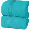 Ensemble De Draps De Bain - Utopia - 2 Pièces - 100% Coton - 90x180 Cm - Turquoise