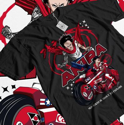 Akira T-shirt Anime Retro Neo Tokyo Manga Tetsuo Kaneda Gift Shirt All Size