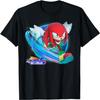 Sonic the Hedgehog - T-shirt Knuckles Correndo Pelo Mundo