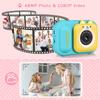 1080P Kids Digital Camera Mini Video Camera for Kids 48MP 2.4 Inch IPS Screen Dual Lens Built In Battery with 32GB