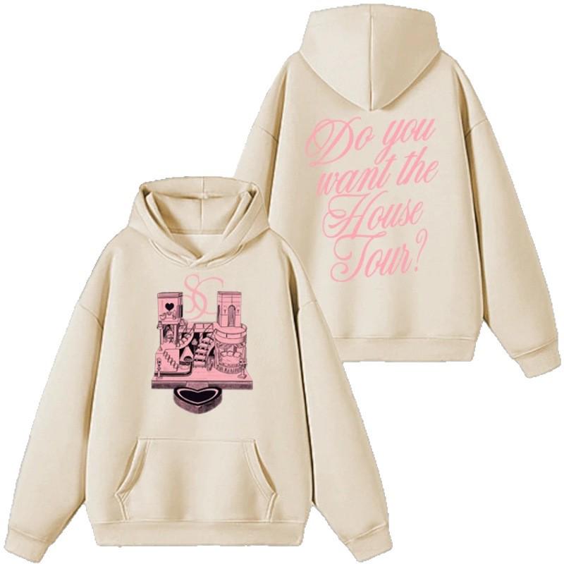 European Size Sabrina Carpenter Concert Tour Unisex Double-Sided Print Hoodie