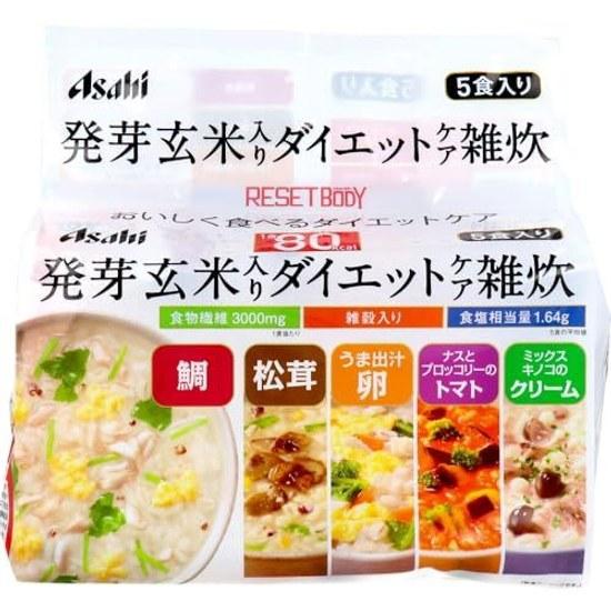 Slim Up Reset Body Sprouted Brown Rice Diet Care Zousui 5 Servings Asahi Dietary Fiber Freeze-Dried