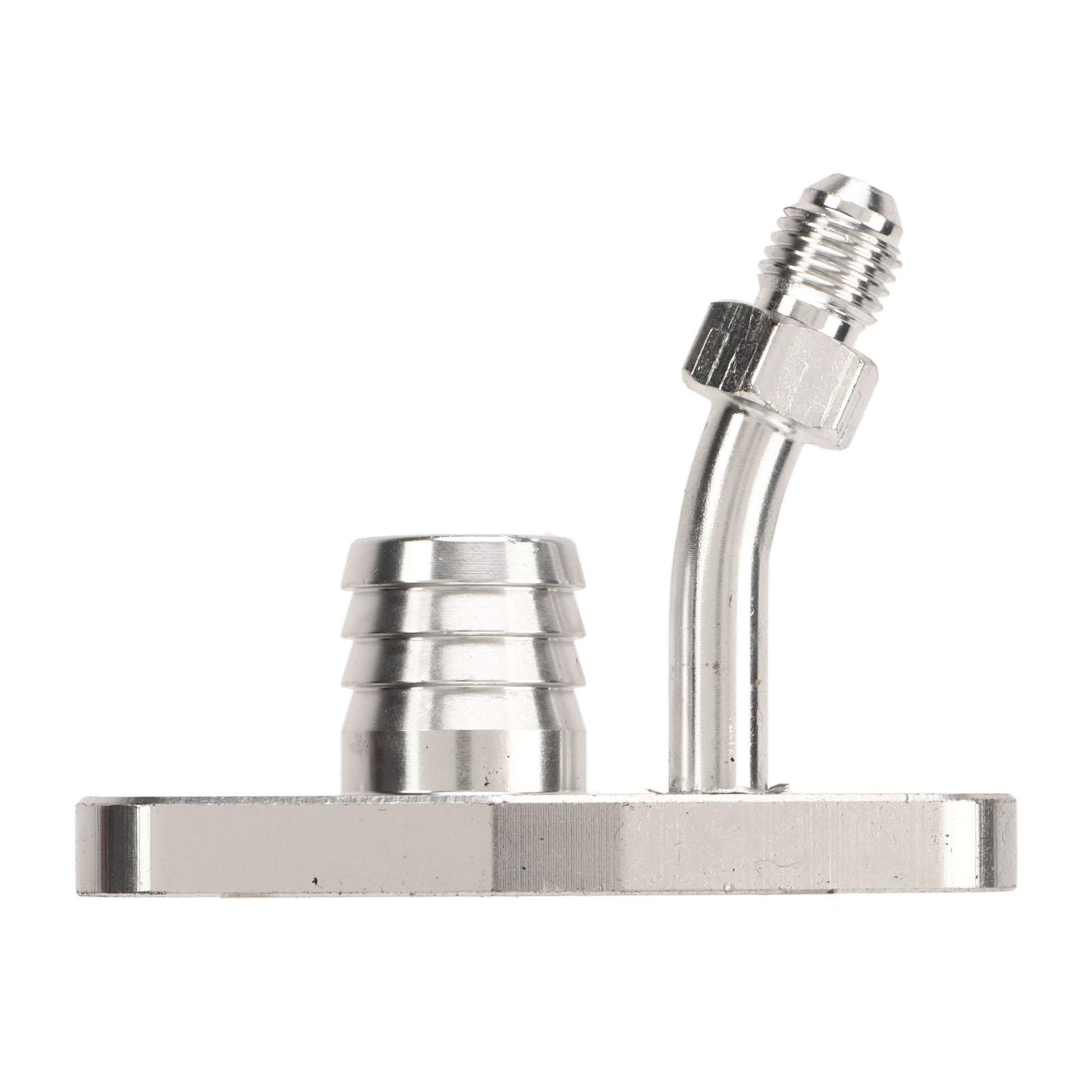 

4AN Oil Feed Fitting 10AN Return Drain Flange Kit Turbo Oil Return Feed Drain Fitting Gasket Set for CT9 CT12 CT20 CT26