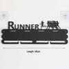 Wall-Mounted Storage & Marathon Medal Display Rack