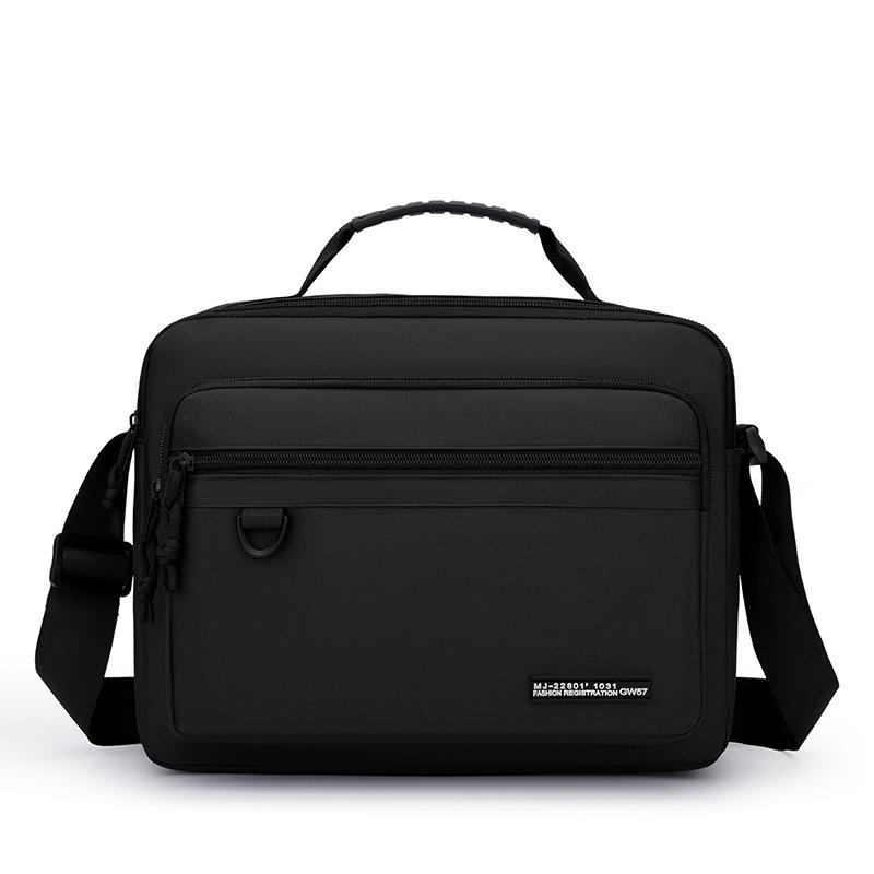Lightweight Commuter Men's Bag Outdoor Crossbody Bag Large Capacity Business Office Shoulder Bag