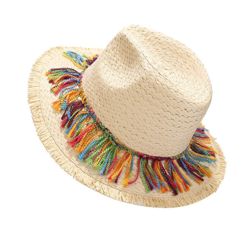 

Classic Straw Hat For Women With Wide Brim Sun Protection For Beach And Outdoor Travel